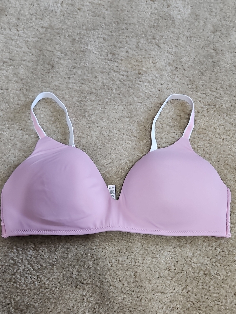 PINK Victoria's Secret Light Pink Wireless T-Shirt Bra